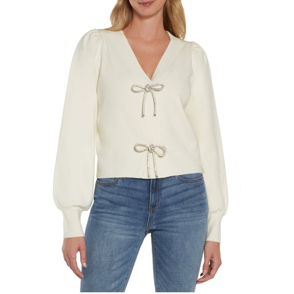 NWT Express viral bow 🎀 cardigan - Picture 7 of 10